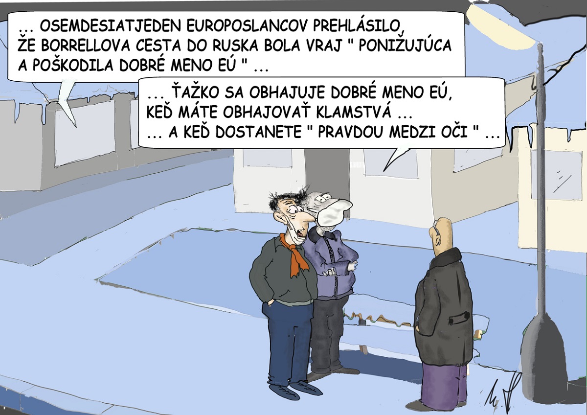 Karikatúra Mira Havlíčka