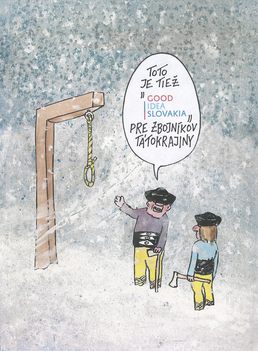 Karikatúra Andreja Mišanka