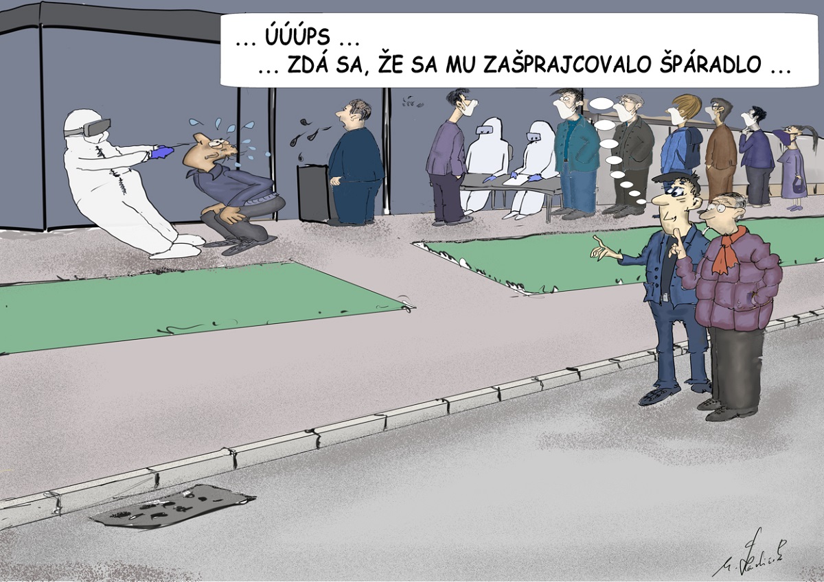 Karikatúra Mira Havlíčka