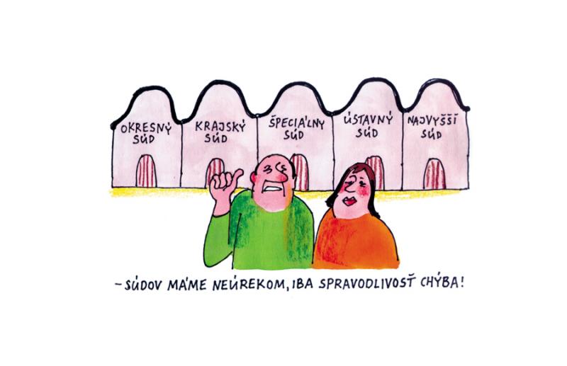 Karikatúra Andreja Mišanka