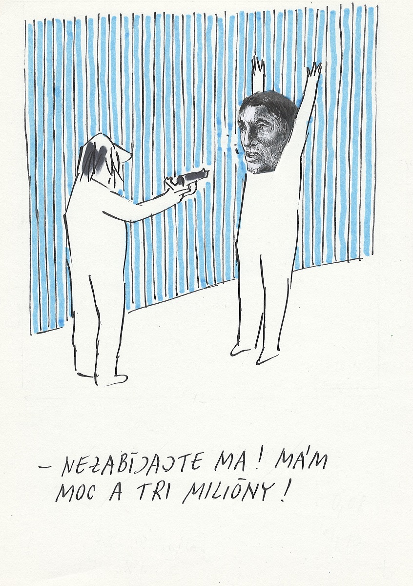 Karikatúra Andreja Mišanka