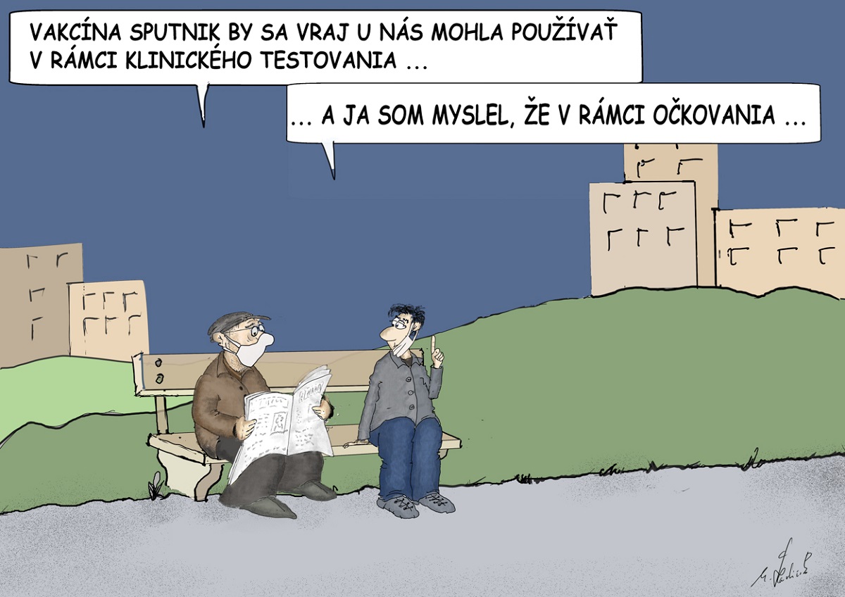 Karikatúra Mira Havlíčka