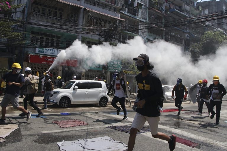 mjanmarsko protest