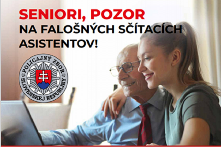 Polícia upozorňuje seniorov na falošných sčítacích asistentov
