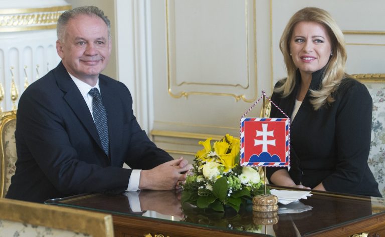 Andrej Kiska prezidentka SR Zuzana Čaputová