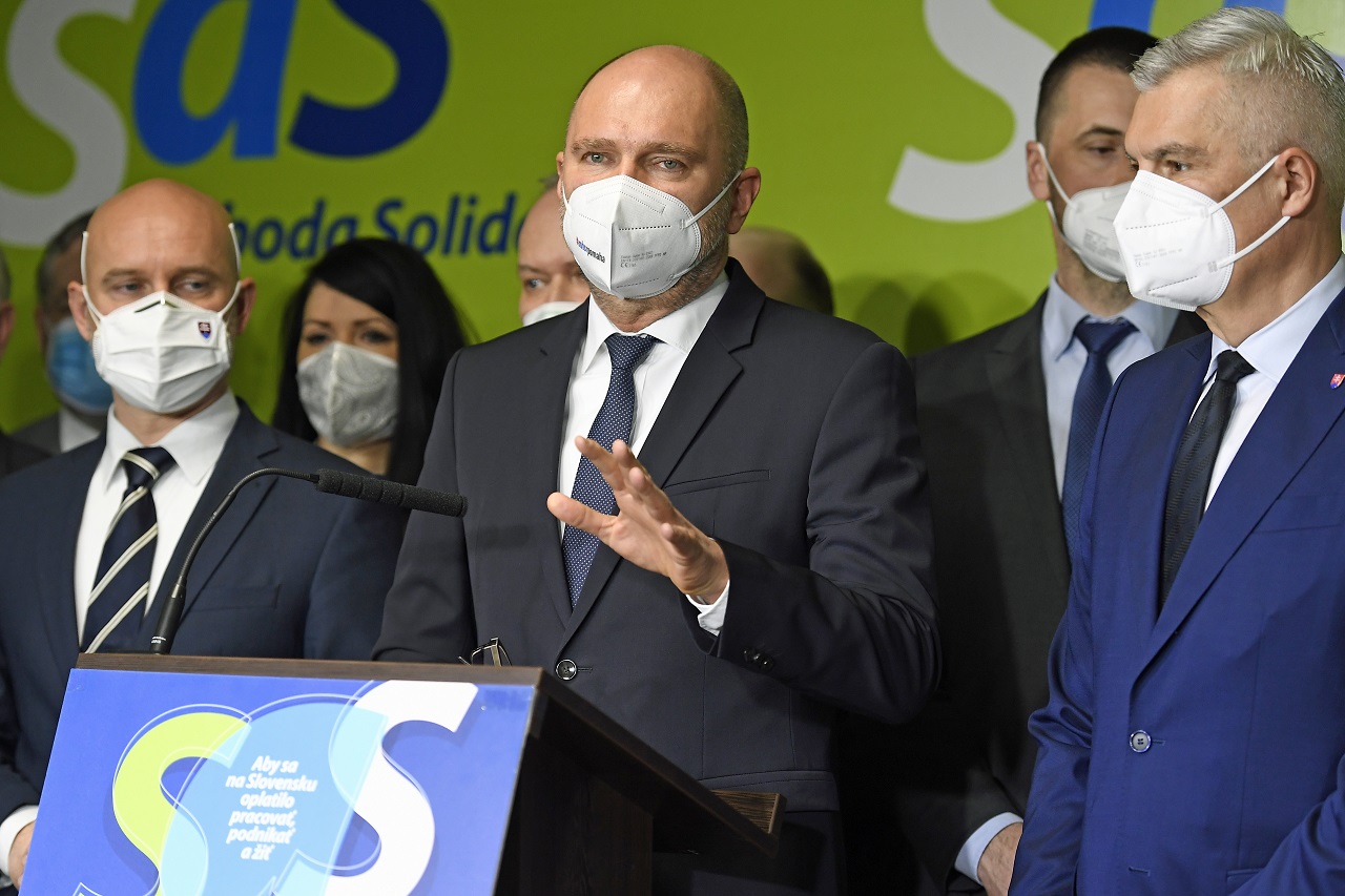 vicepremiér Richard Sulík Ivan Korčok Branislav Gröhling