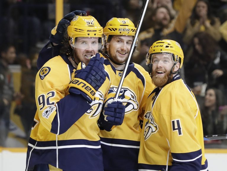 Ryan Johansen, Filip Forsberg, Ryan Ellis