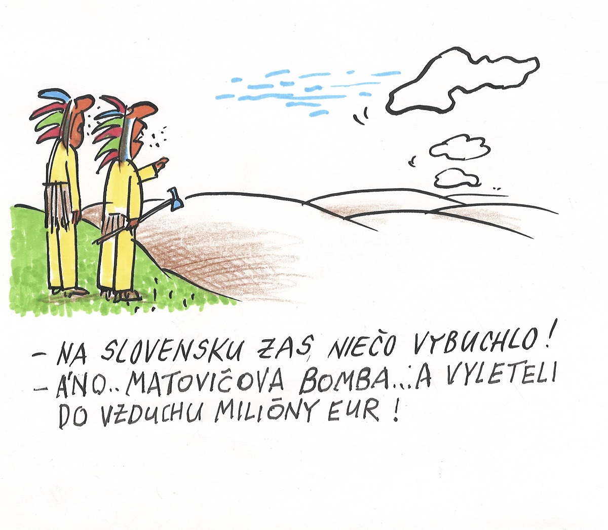 Karikatúra Andreja Mišanka