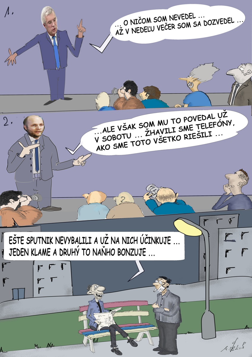 Karikatúra Mira Havlíčka