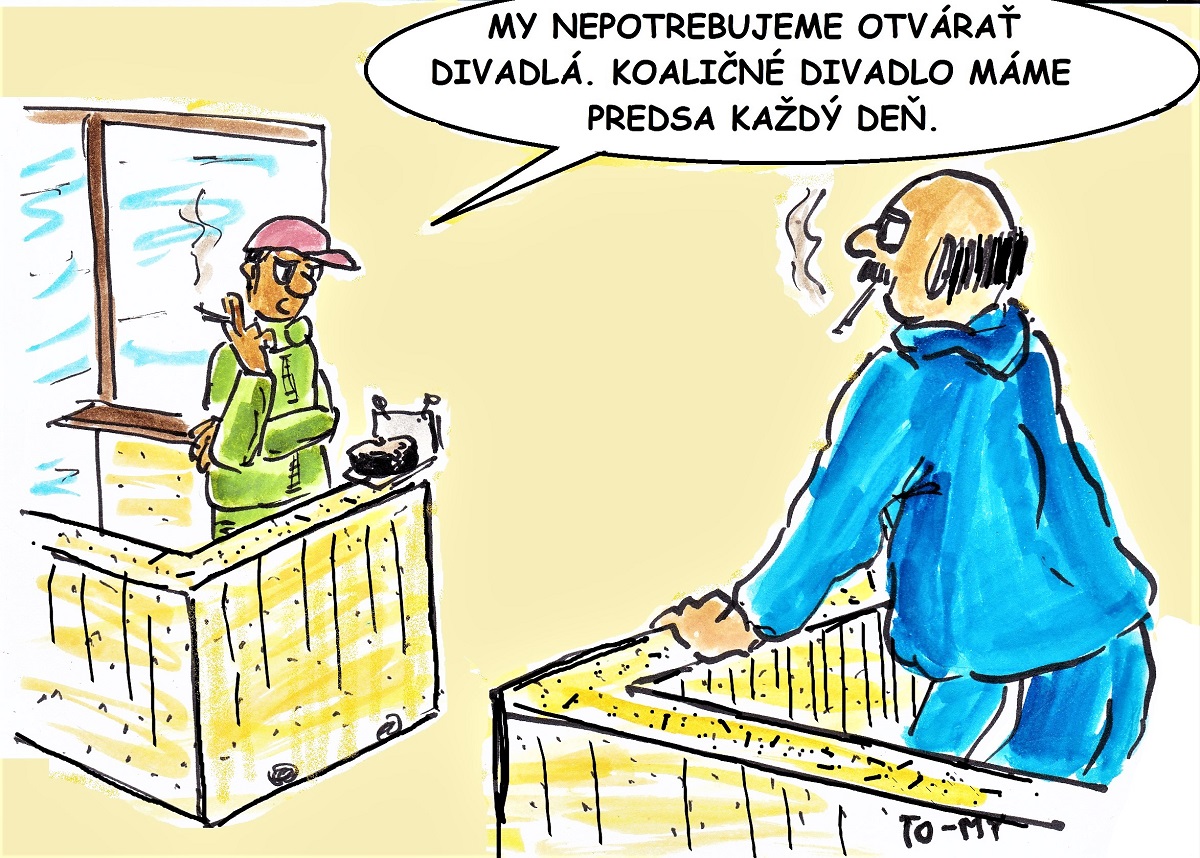 Karikatúra Tomáša Stanislava