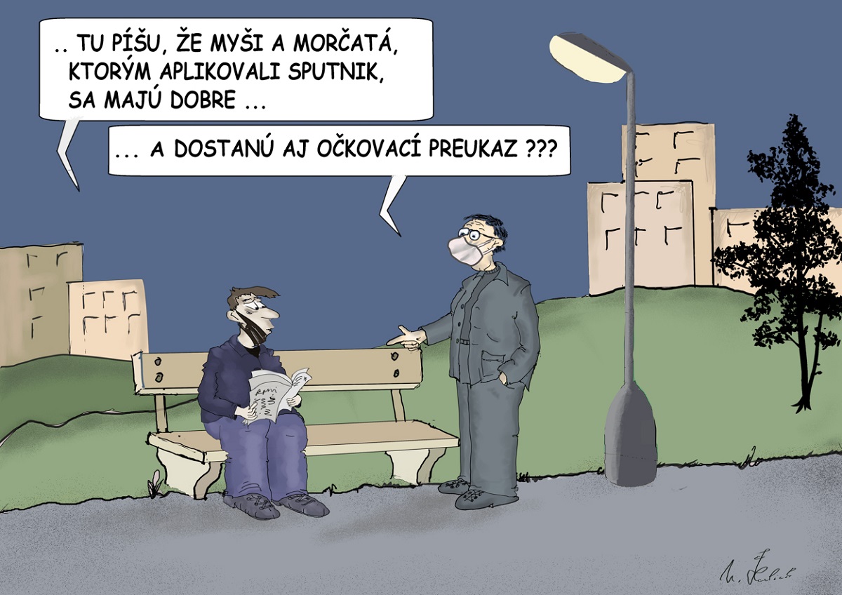 Karikatúra Mira Havlíčka