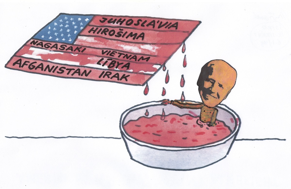 Karikatúra Andreja Mišanka