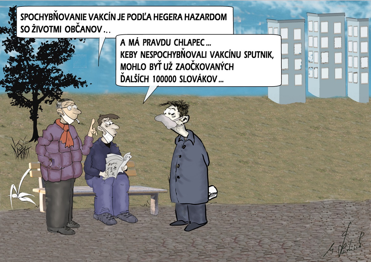 Karikatúra Mira Havlíčka