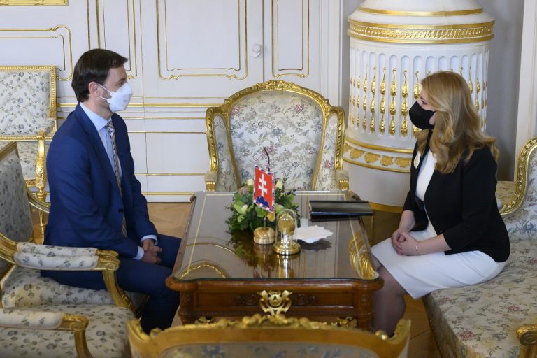 Zuzana Čaputová prijala Eduarda Hegera