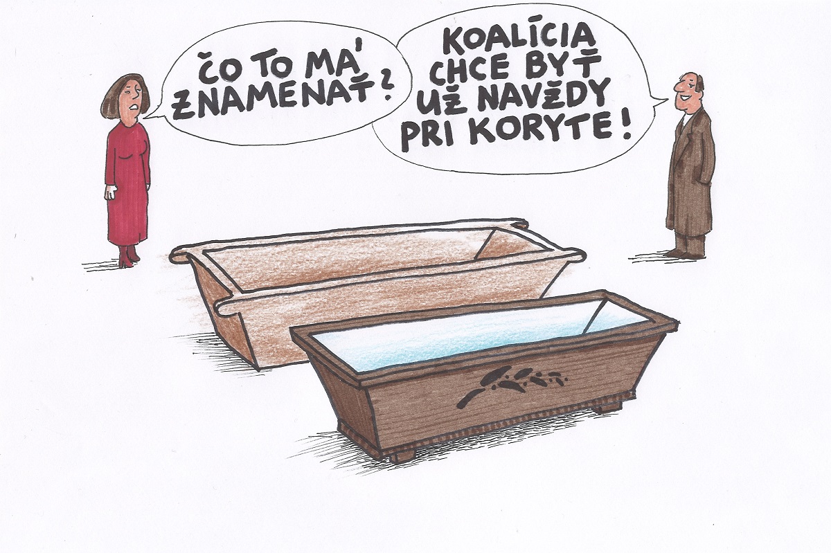 Karikatúra Andreja Mišanka