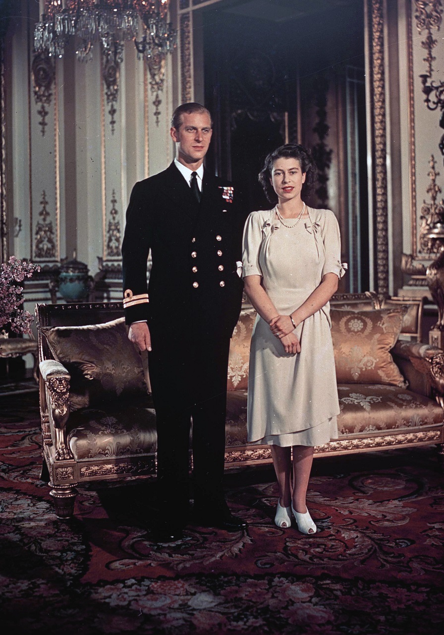 britská kráľovná Alžbeta II. britský princ Philip