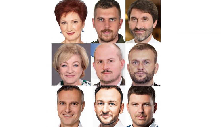 Jarmila Halgašová, Filip Kuffa, Juraj Blanár, Ľubica Laššáková, Marián Kotleba, Eduard Kočiš, Richard Raši, Matúš Šutaj Eštok a Martin Borguľa
