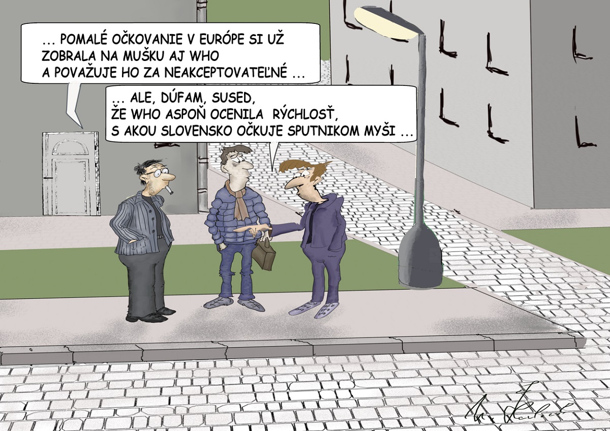 Karikatúra Mira Havlíčka