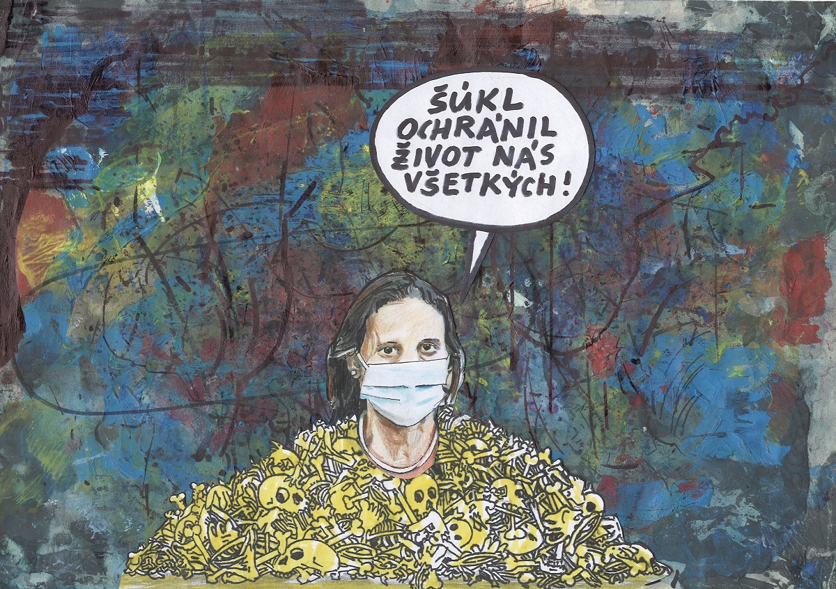 Karikatúra Andreja Mišanka