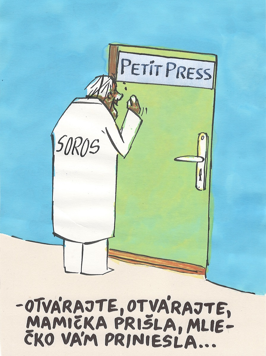 Karikatúra Andreja Mišanka