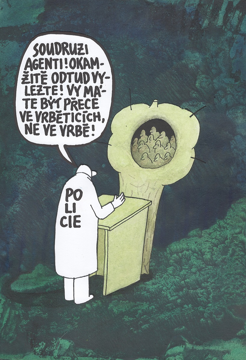Karikatúra Andreja Mišanka