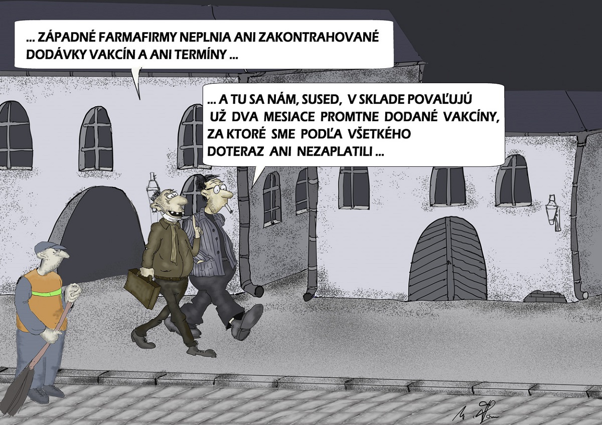 Karikatúra Mira Havlíčka