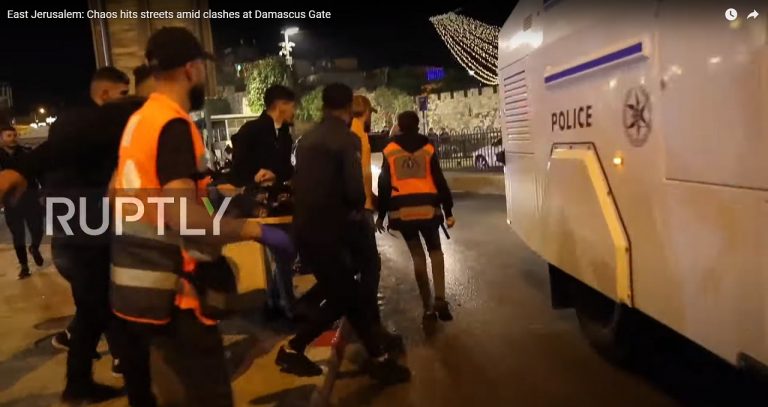 Jeruzalem policia zasah