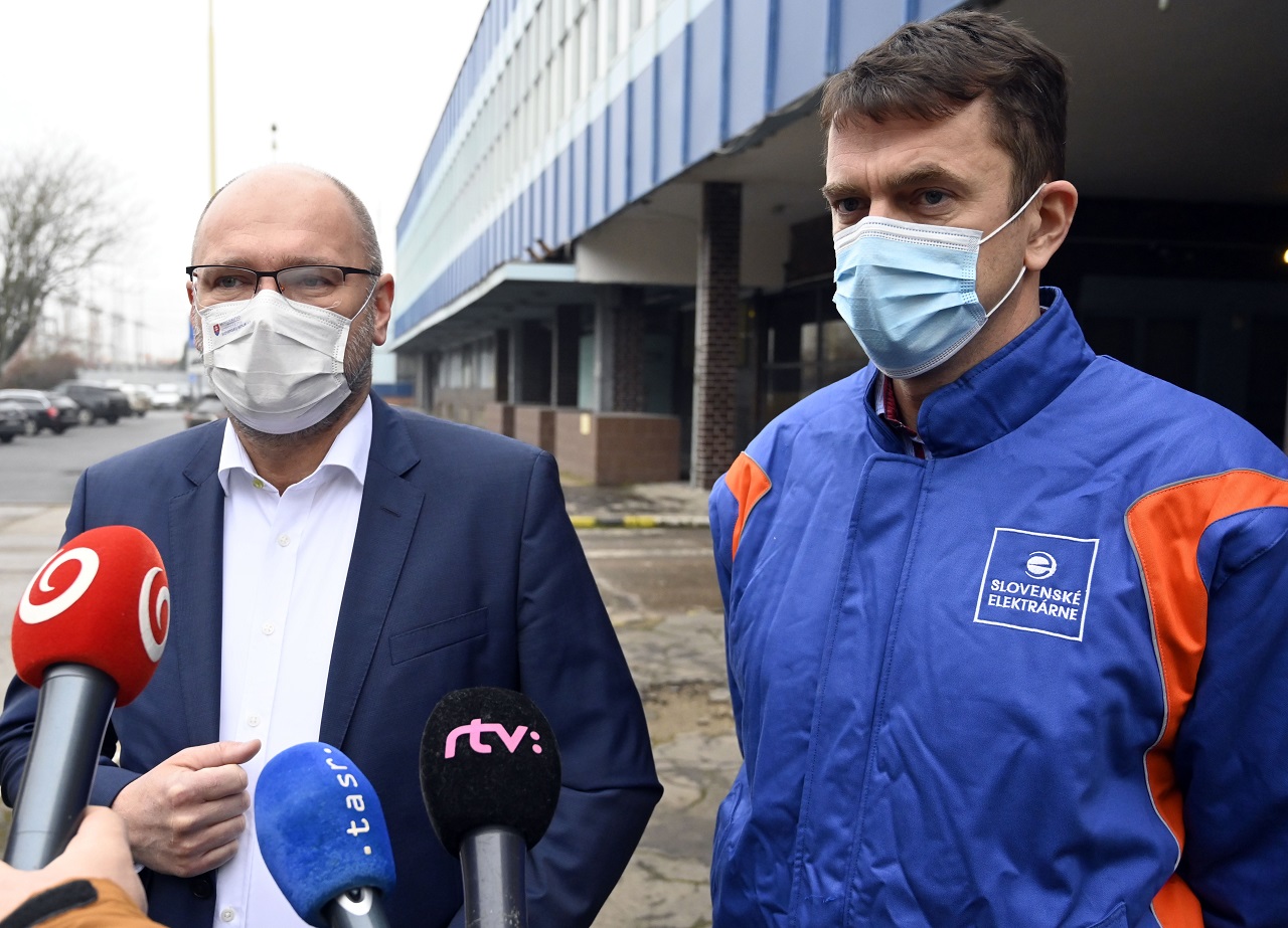 Richard Sulík Branislav Strýček SE elektráreň Vojany EVO