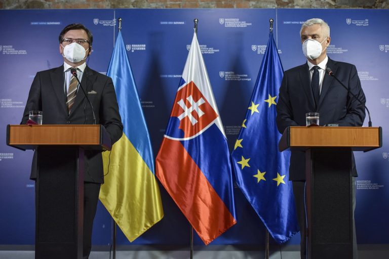 Ivan Korčok, Dmytro Kuleba tlačová konferencia
