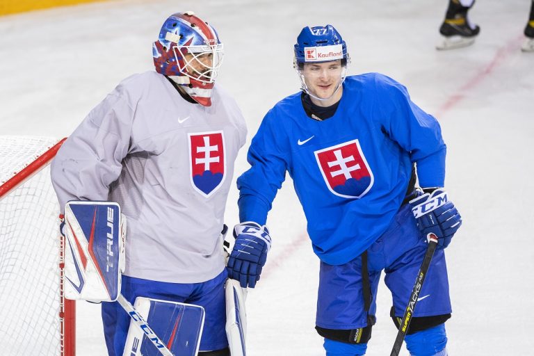 Adam Húska a útočník Martin Faško-Rudáš