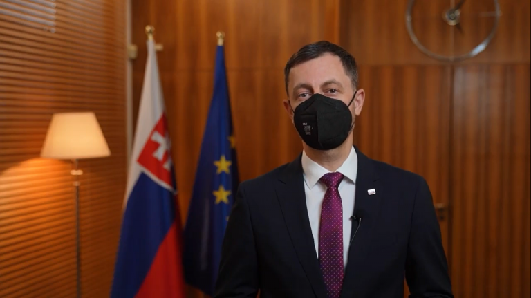 predseda vlády SR Eduard Heger