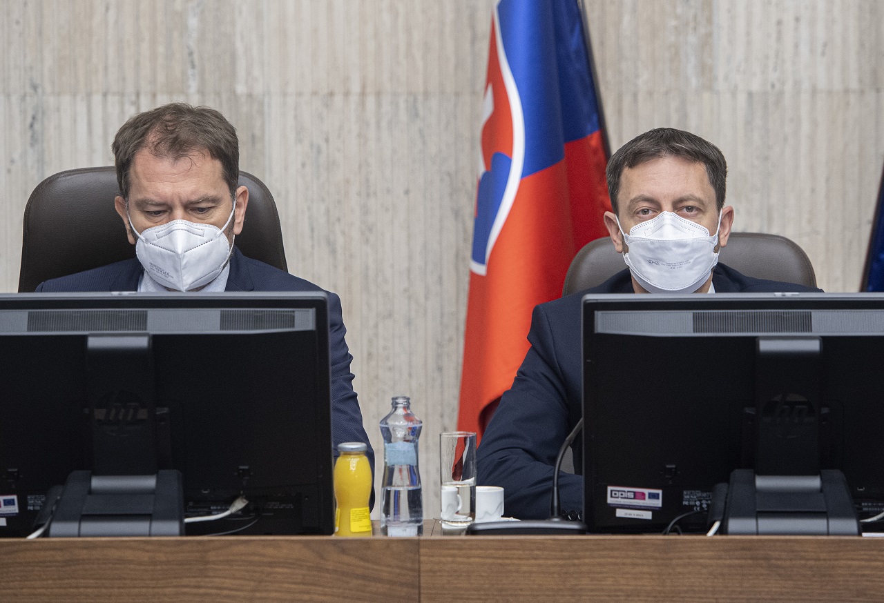 Eduard Heger a Igor Matovič