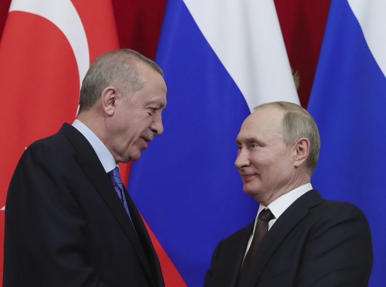 Recep Tayyip Erdogan a Vladimir Putin