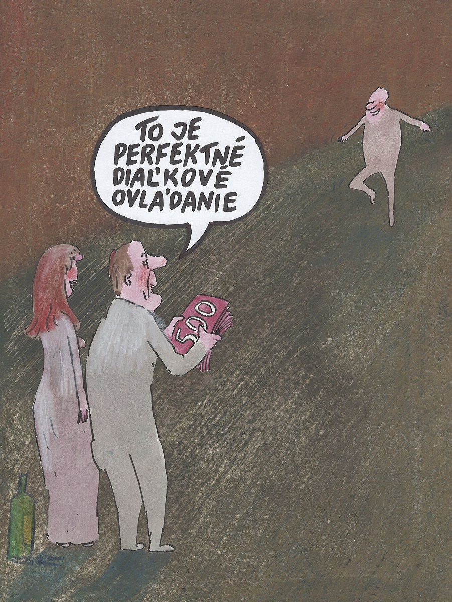 Karikatúra Andreja Mišanka
