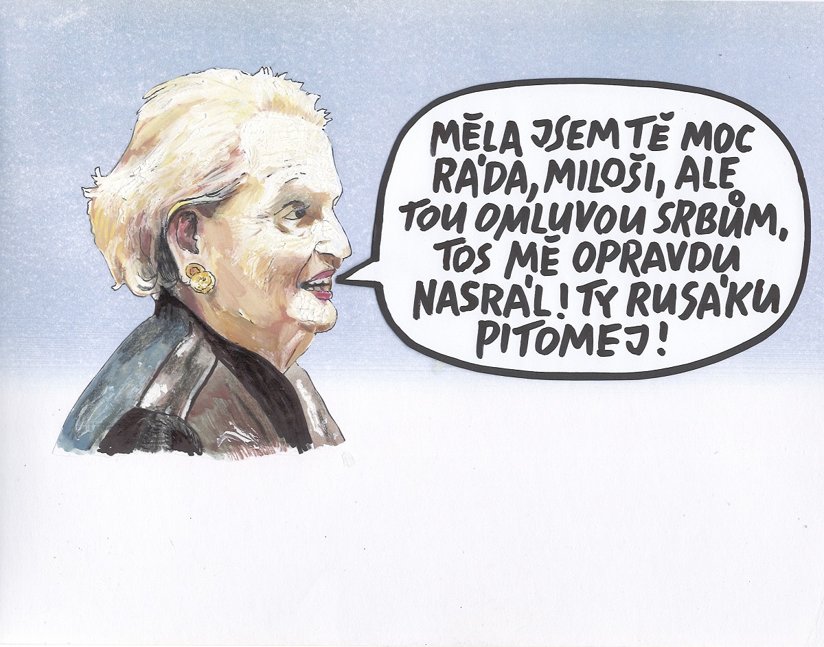 Karikatúra Andreja Mišanka