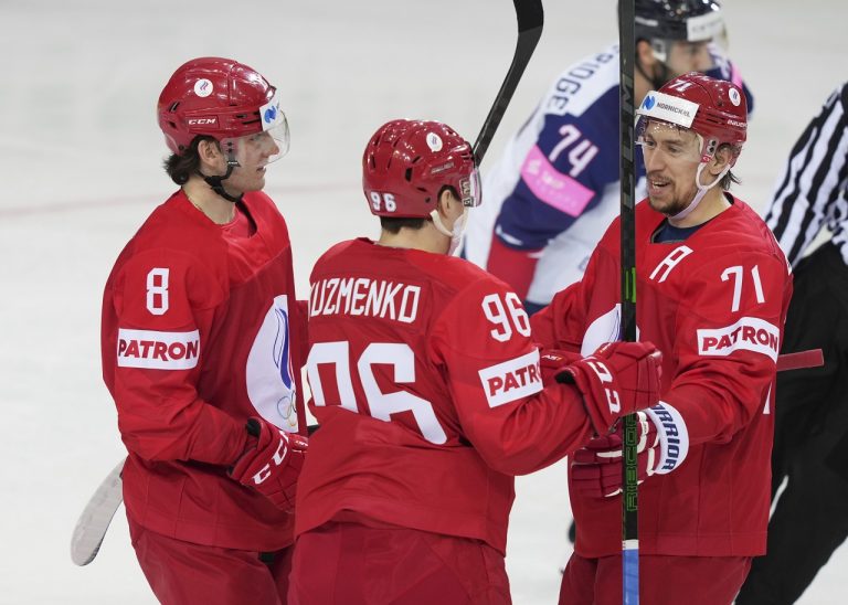 Veľká Británia - Rusko MS 2021 hokej