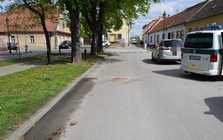 pád z bicykla