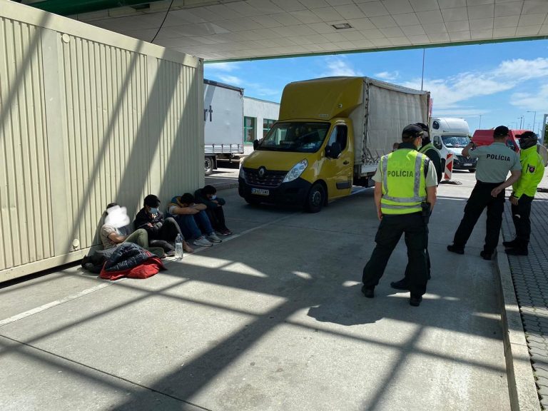 Čunovo - Rajka nelegálni migranti