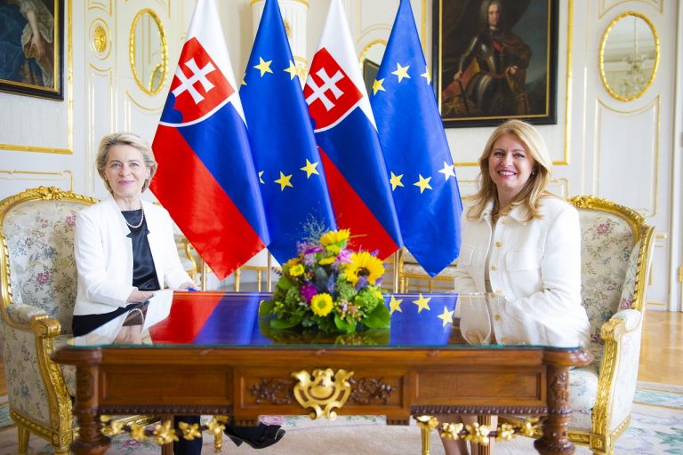 Ursula von der Leyenová na návšteve Slovenska