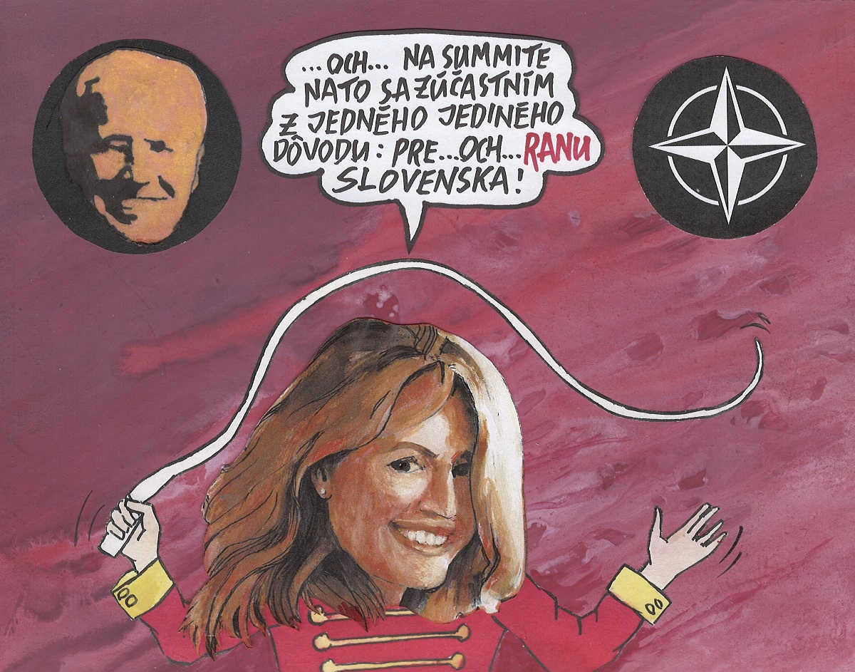 Karikatúra Andreja Mišanka