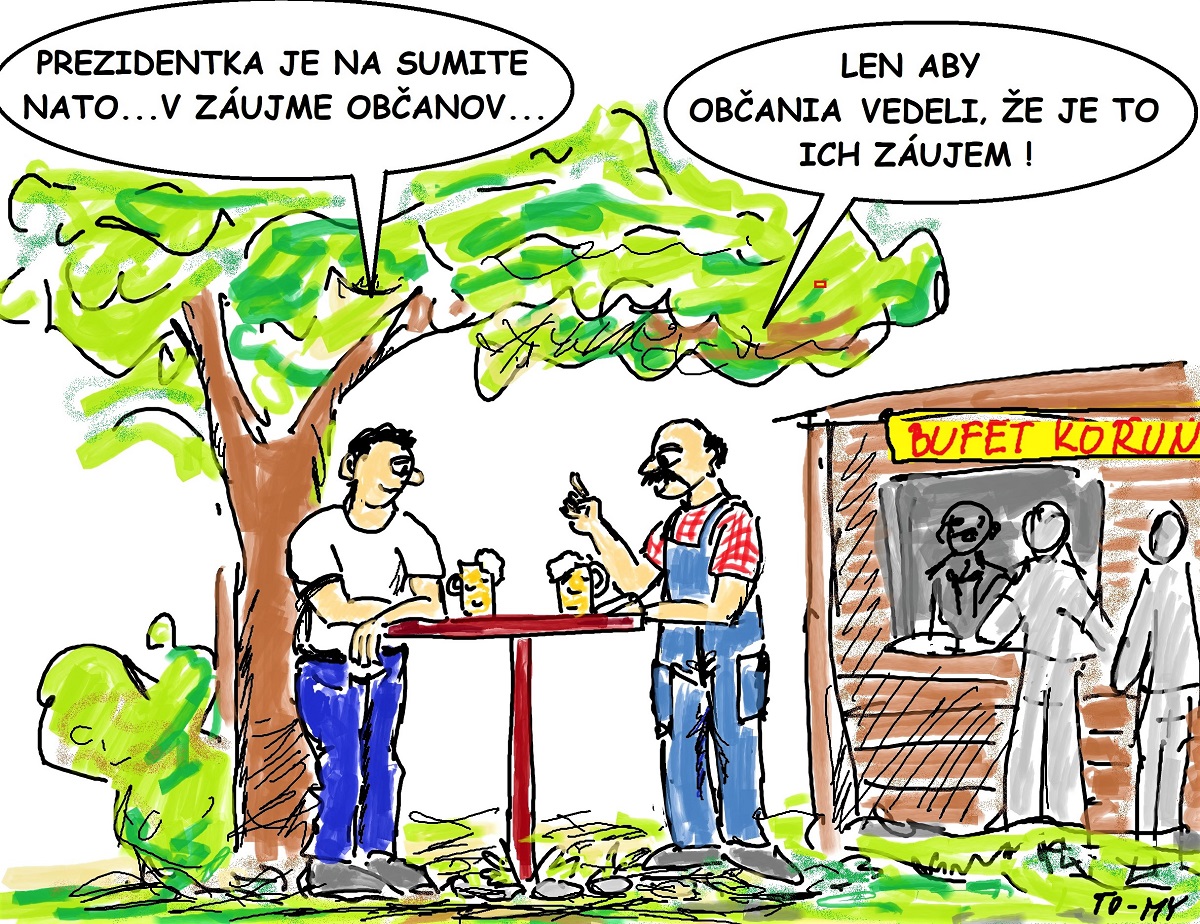 Karikatúra Tomáša Stanislava