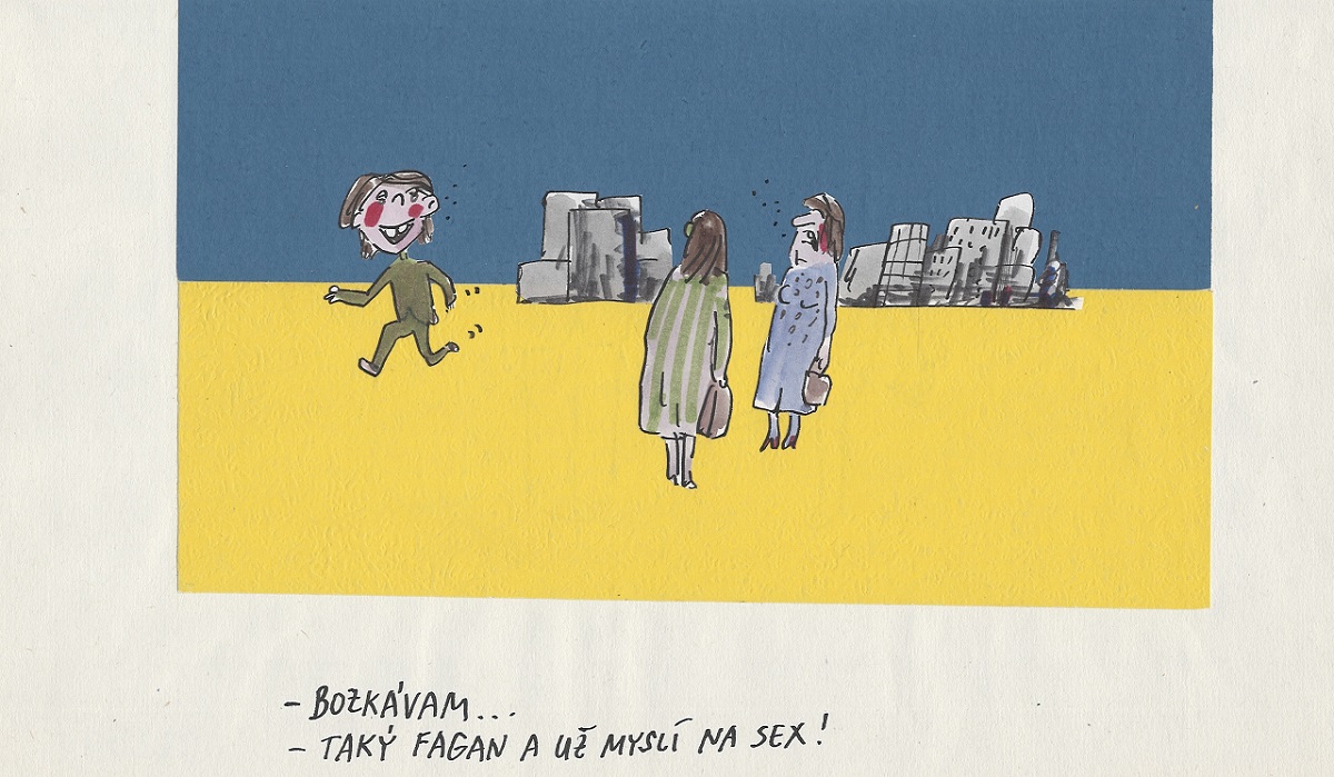 Karikatúra Andreja Mišanka