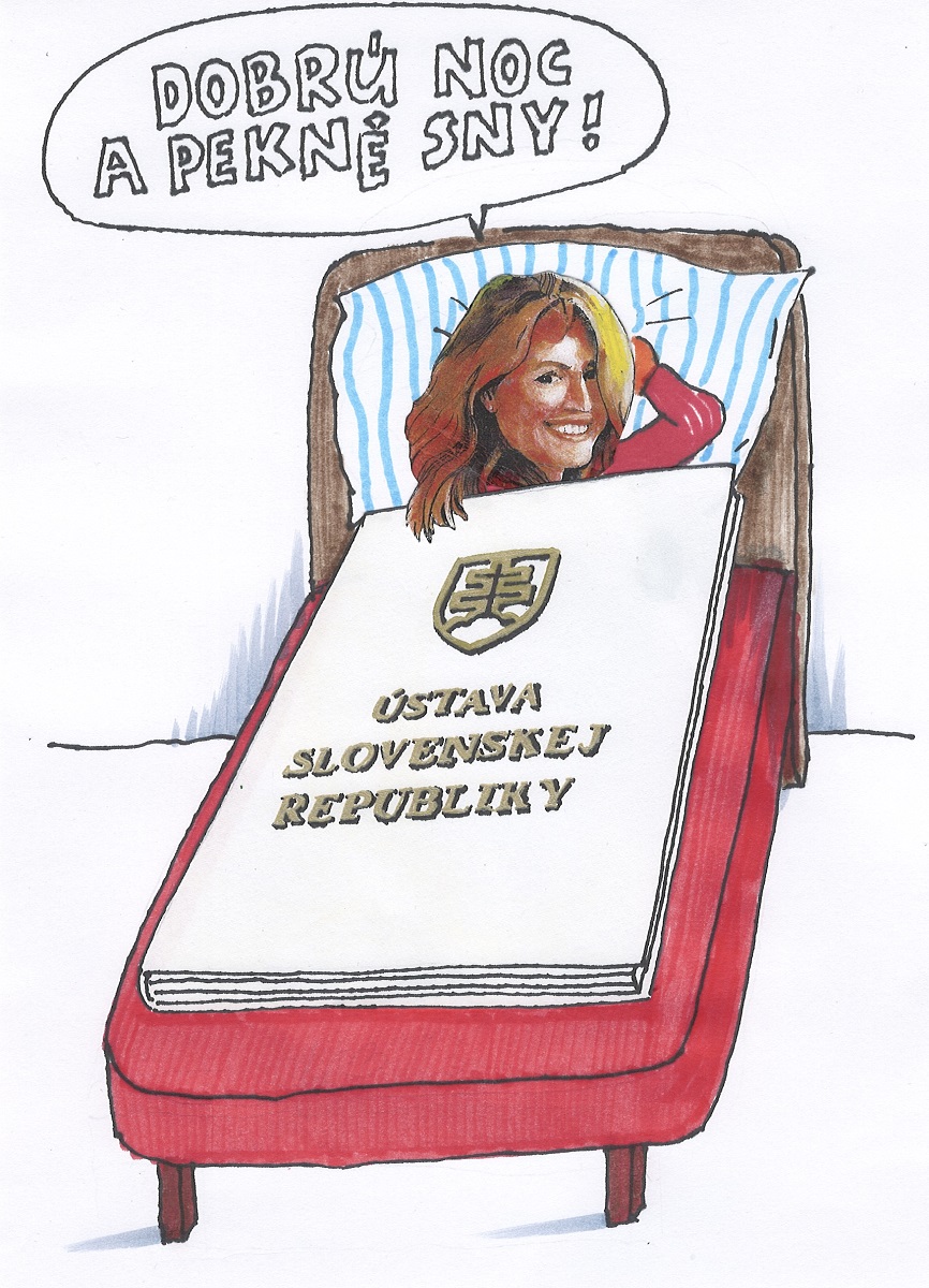 Karikatúra Andreja Mišanka