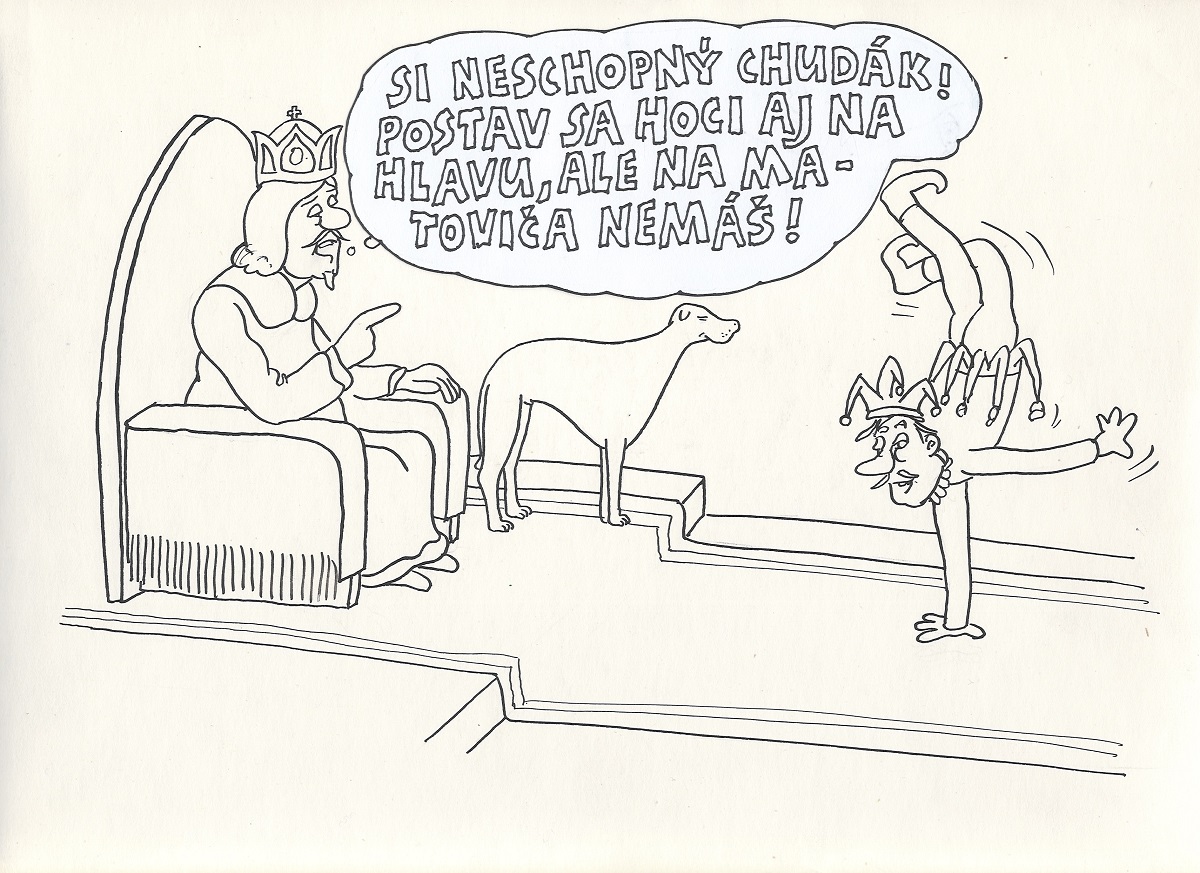 Karikatúra Andreja Mišanka