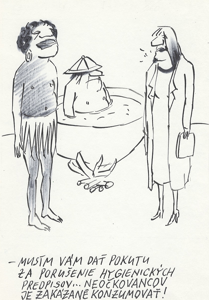 Karikatúra Andreja Mišanka