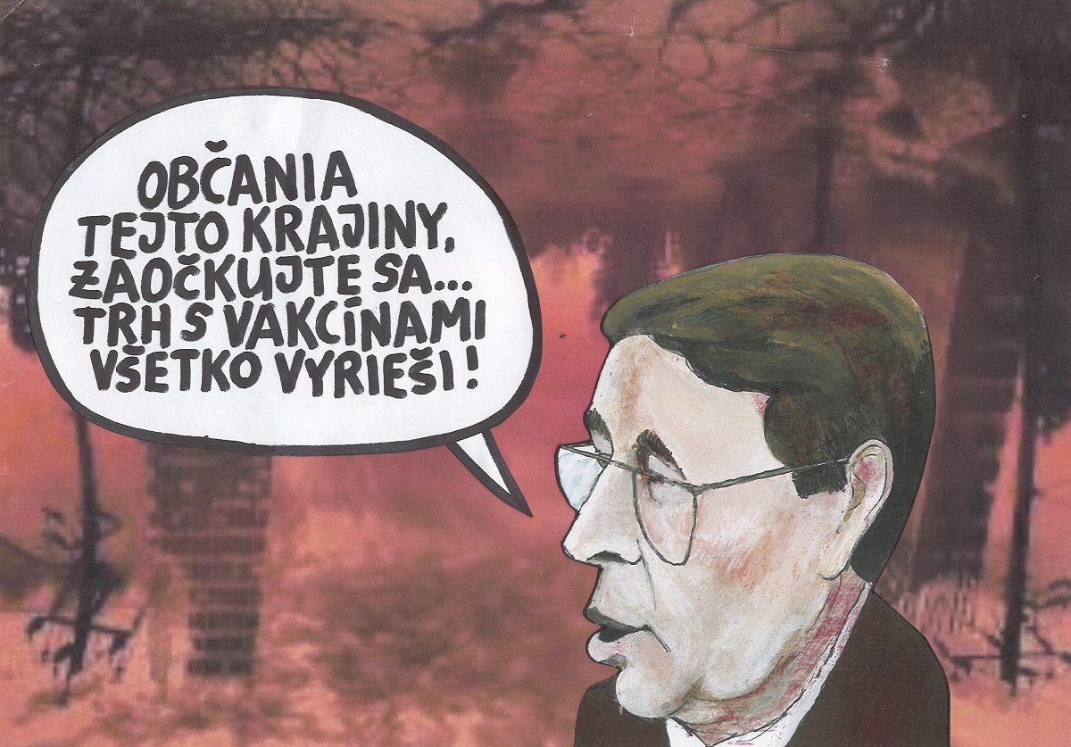 Karikatúra Andreja Mišanka
