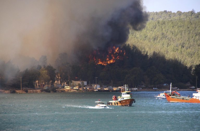 Turecko Antalya požiar