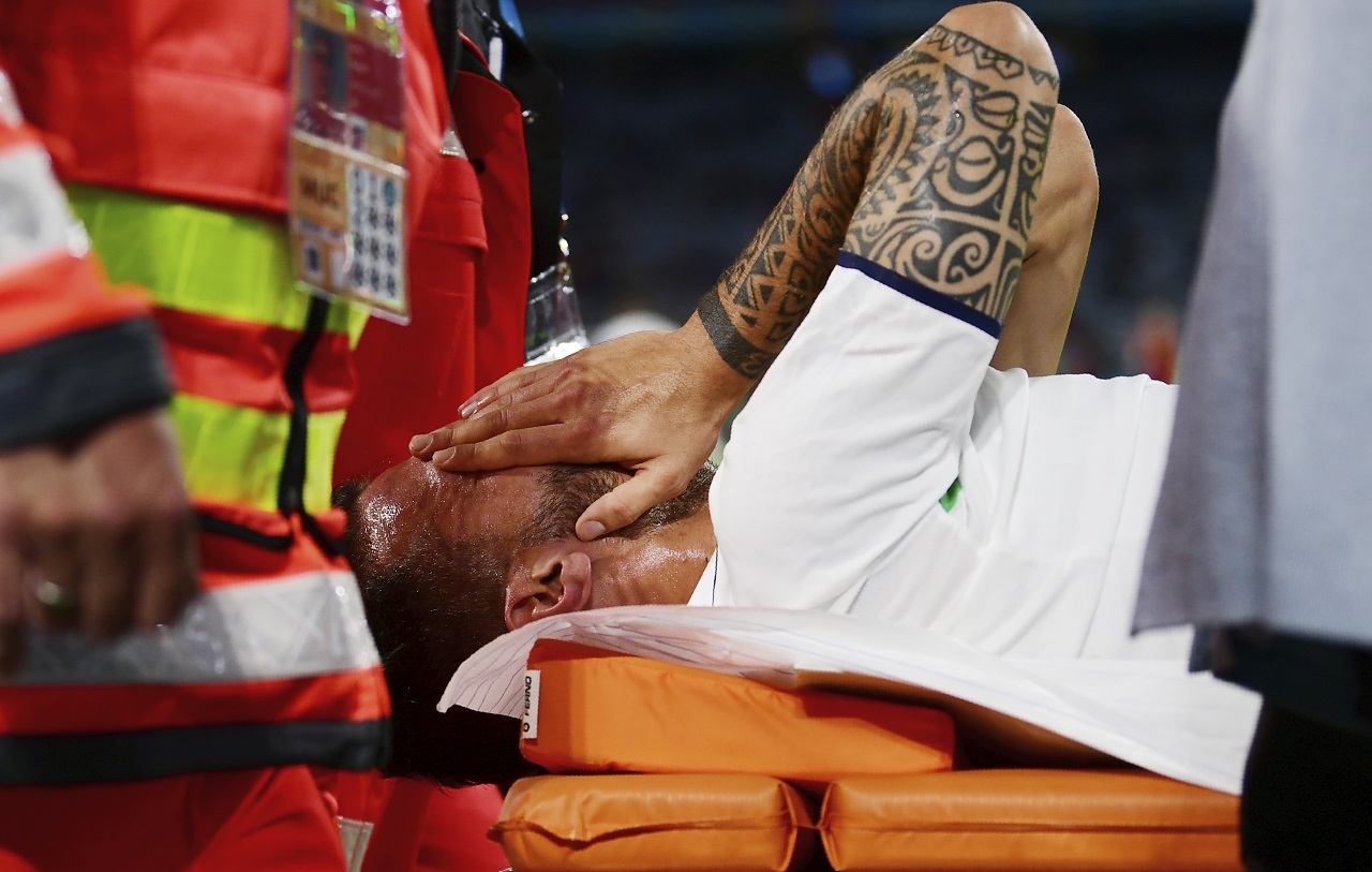Futbal ME 2020 zranený Spinazzola