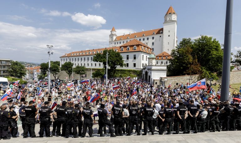 očkovanie, protest, nrsr