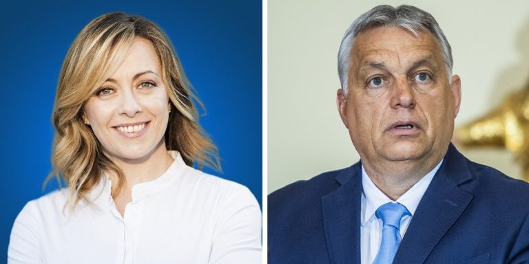 Giorgia Meloni, Viktor Orbán